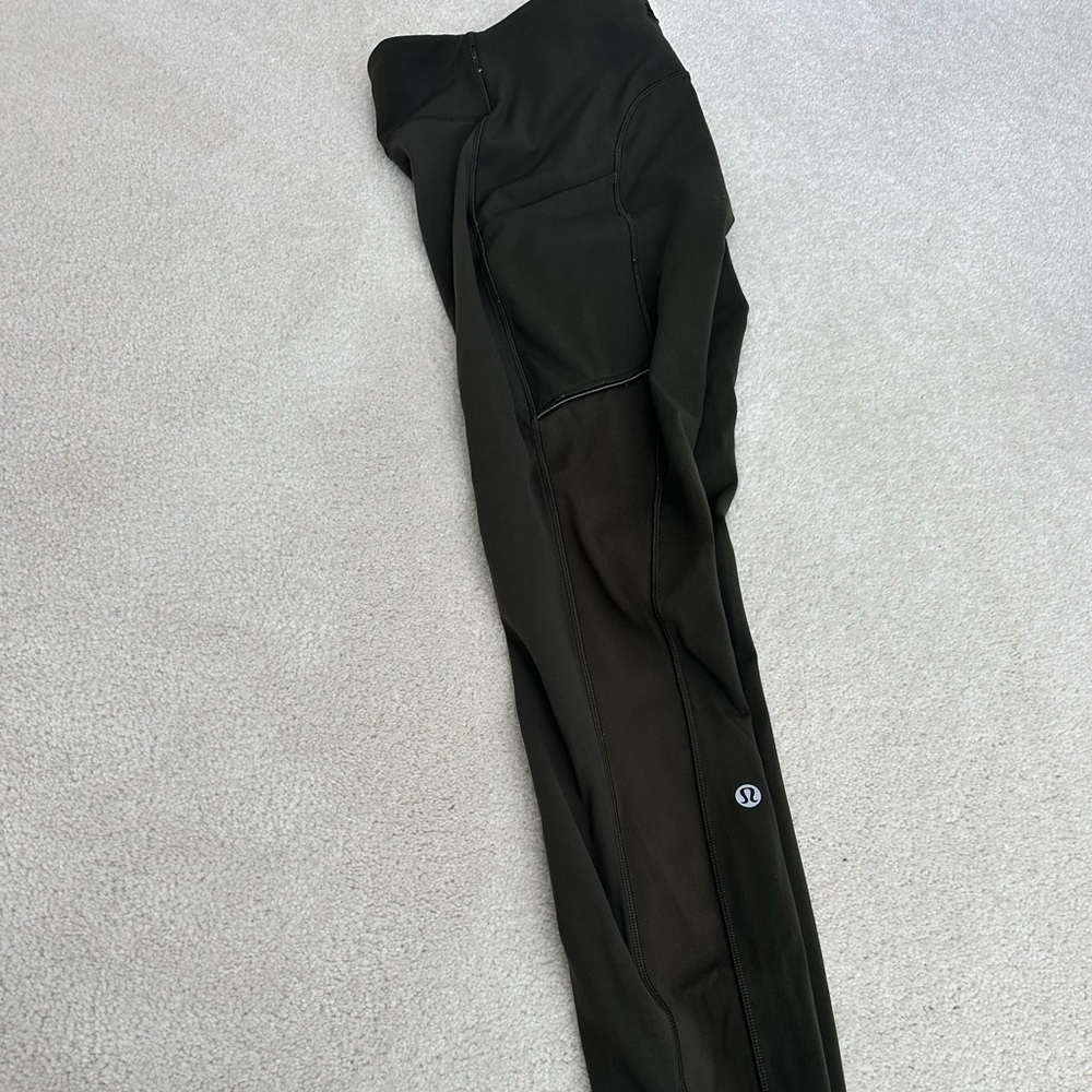 Lululemon army green leggings